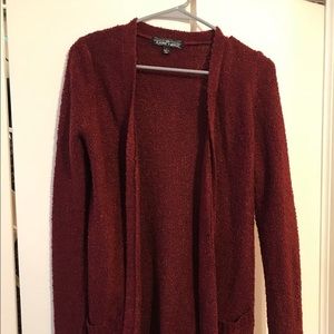 Cranberry cardigan